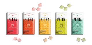 Petra Citrus CBD mints with low THC content